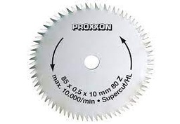 [28731] PROXXON P49 28731 Lame de scie circulaire 'super cut", 80 dents