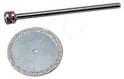 [28840] Proxxon 28840 Disque à tronçonner diamanté diam 20mm x 0.6mm axe 2.35mm