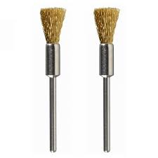 [28961] PROXXON P32 28961 brosses laiton x2 diam 8 mm axe 2,35 mm
