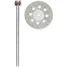 [28844] PROXXON P33 28844 disque à tronçonner diamanté aération diam 20mmx0.6mm + tige 2.35mm