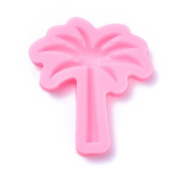 [3585] Moule en silicone, rose, palmier, 100x90x10mm