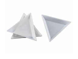 [AT5] Mini coupelle pour le tri des perles, inox, triangle 8.2cm