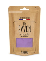 [200331] ZD Pain de savon à mouler, mauve, 100g,