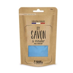 [200335] ZD Pain de savon à mouler, bleu azur, 100g,