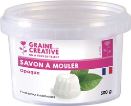 [200200] ZD Savon à mouler opaque, 500gr, se fond au four à micro-ondes