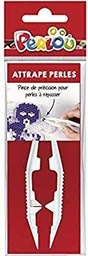 [731408] Pince pour perle à repasser, en plastique, blanc, 10x1cm