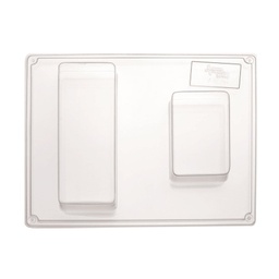 [697944] Moules pour résine, rectangle, 2 tailles, 5.5x9x3cm, 5.5x15x3.5cm