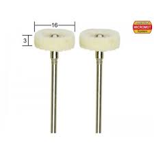 [28803] PROXXON P33 28803 polissoirs en feutre sur tige x 2 diam 16mm