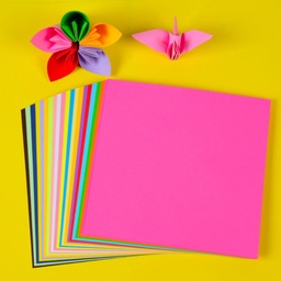 [h151   DIY-H151-01A] Feuilles de papier origami, multicolores, 200x200mm, x 100 feuilles