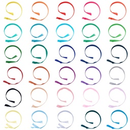 [zip40] Fermeture éclair, nylon, multicolore, 40x2.5cm