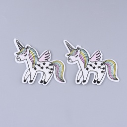 [X-FIND-T030-274] Patch thermocollant, licorne, 56x63x1.5mm