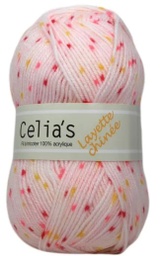 Pelote de laine Celia's Layette Chinée, 3 coloris aux choix, 50gr, ~210m