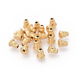 [1434 X-STAS-G205-11G] Poussette boucle d'oreille INOX doré, 6x5mm, trou 0,9mm