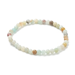 [BJEW-A117-A-31] Bracelet en Amazonite, perles rondes 4mm, diam env. 5,5cm