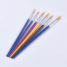 [X-TOOL-WH0044-02] Lot de 6 pinceaux pour arts plastiques