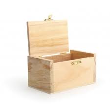 [100711] Boîte coffret en bois, rectangulaire, à charnières, 125x50x68mm
