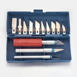 [TOOL-WH0046-03] Coffret 3 cutters + 13 lames