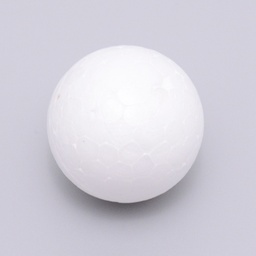 [3302500] Boule en polystyrène blanc, diam 10 cm