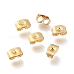 [KK-P001-32G] Poussette papillon en plaqué or 18k, 6x4x3mm, trou 0,8mm, unité