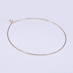 [9214 NJEW-O094-12G] Collier tour de cou INOX doré, 13cm, épaisseur 1mm