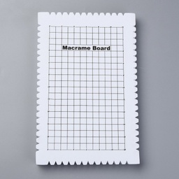 [TOOL-O007-01] Macramé board, planche de tissage, 24,65x16,1x2cm