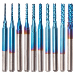 [TOOL-GF0001-32] Kit de 6 forets en carbure de tungstène, pour perçage et gravure, 0.8 à 3mm