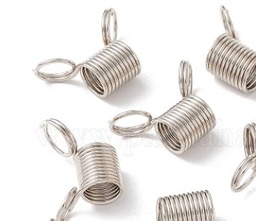 [TOOL-G018-01P] Pinces à ressort INOX pour blocage des perles, 1,9x2,75~2,8x1,1 cm