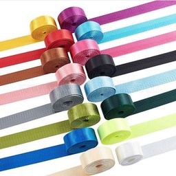 Sangle nylon, 25mmx2mètres, 16 couleurs au choix