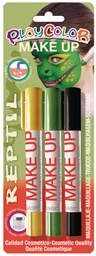 [256907] BLISTER 3 STICKS MAQUILLAGE POCKET PLAYCOLOR REPTILE