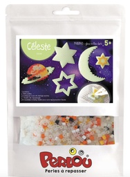 [731587] KIT PERLOU CELESTE PHOSPHORESCENT 1000 PERLES