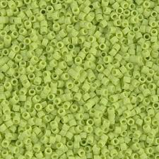 [X-SEED-J020-DB0763] Perles Miyuki delica 11/0 fiole d'env. 3g VERT POMME DB0763