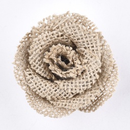 [FIND-T022-01] Fleur en jute naturelle 80x45mm