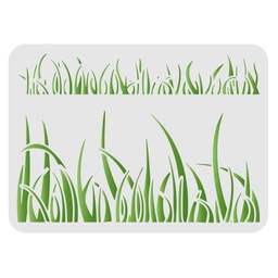 [DIY-WH0202-364] Pochoir format 21x29.7cm, herbes