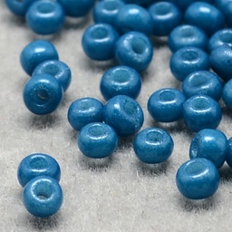 [SEED-Q009-FJX03] Perles de rocaille opaques nacrées taille 2mm, trou 0,7 mm, sachet d'env. 30 gr, bleu pétrole