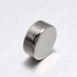 [AJEW-F060-01F] Aimants très puissants, couleur platine, ronds plats, 8x1,5mm, x20 pièces