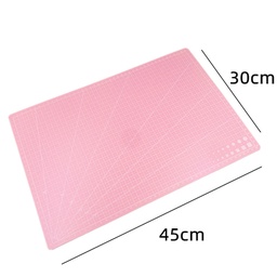 [SCRA-PW0004-140C-02] Tapis de coupe, recto verso, 45x30cm, rose