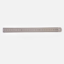 [TOOL-L004-05C] Règle inox graduée, 33x2.6cm