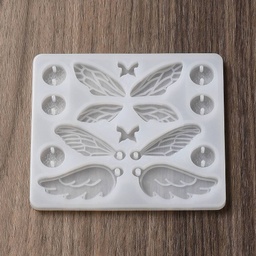 [DIY-G086-01] Moule en silicone, papillons, 94x108x6.5mm