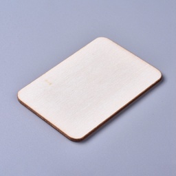 [WOOD-D021-02B] Planchette en bois, rectangle, 69x49x2.5mm