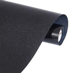 [DIY-WH0148-46C-01] Vinyle thermocollant noir paillettes, pour tissu, 30cm x 2mètres
