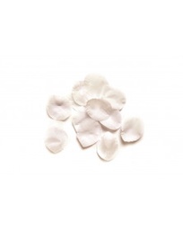 [67105224] Pétales de roses articielles, par 100 pièces, coloris blanc