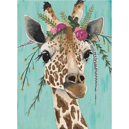 [DIY-C004-61] Kit complet de diamond painting, 30x20cm, girafe