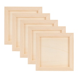 [DIY-WH0189-62B    DIY-WH0162-53A] Cadre en bois/contreplaqué, carré, 15x15 cm