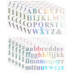 [DIY-GL0003-87] Stickers autocollant, &quot;lettres alphabets&quot;, imperméables, 2 styles par lot