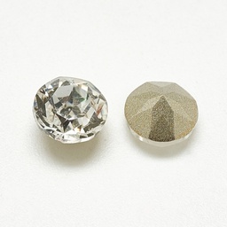 [RGLA-T110-4mm-001] Cabochon strass, couleur diamant, 4x3mm