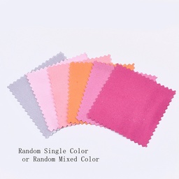 [X-AJEW-Q138-02] Chiffon de polissage pour bijoux, rose, 8x8x0.05 cm