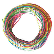 [500338] Fils scoubidous, multicolors fluo, x12, 80cm