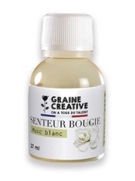 [151030] Senteur pour bougie &quot;musc blanc&quot;, 27ml