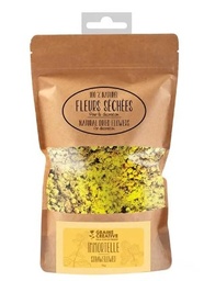 [200214] Fleurs séchées 100% naturelles pour la décoration, &quot;immortelle&quot;, 15g