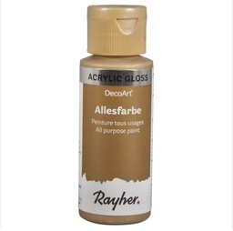 [38486620] Rayher / Peinture acrylique Gloss, métallique, or brillant, 59ml